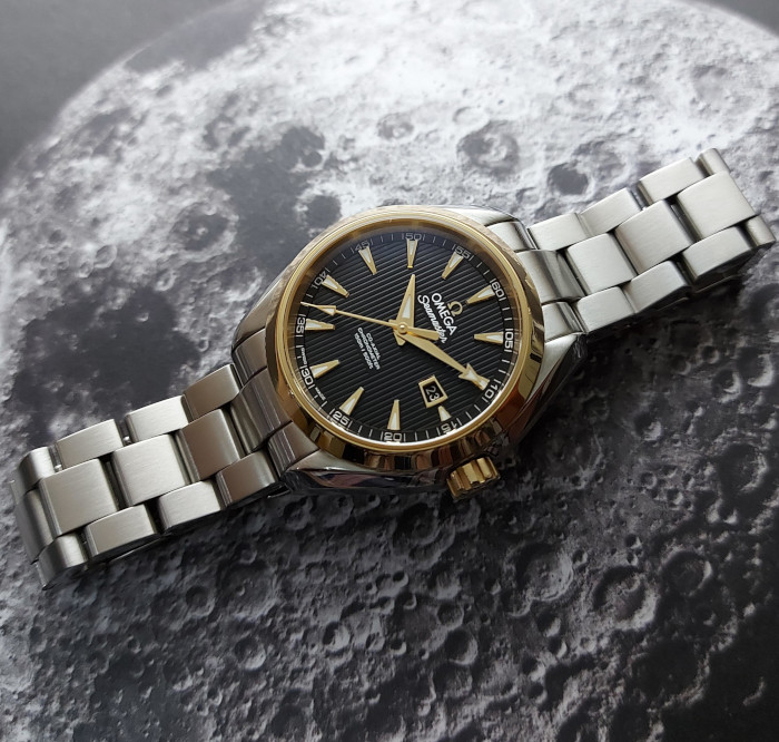  Ladies Omega Seamaster Aqua Terra 150M Co-Axial YG/SS Wristwatch Ref. 231.20.34.20.01.004